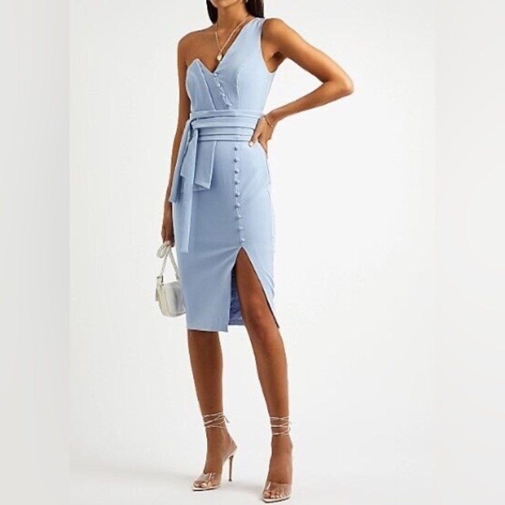 Lavish Alice Oragami Midi Dress in Size 8